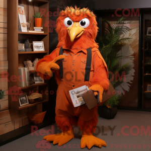 Orange Haast S Eagle mascot...