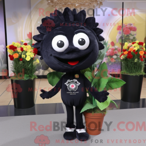 Black Bouquet Of Flowers...