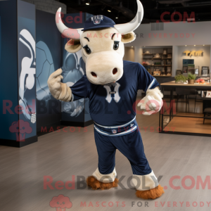 Postava maskota Navy Bull...