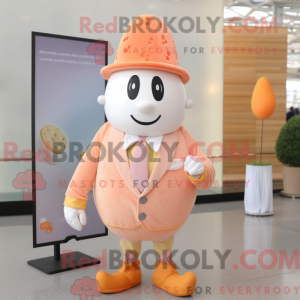 Peach Ice Cream mascot...