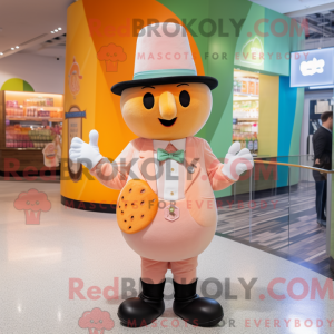 Peach Ice Cream mascot...