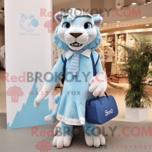 Postava maskota Sky Blue...