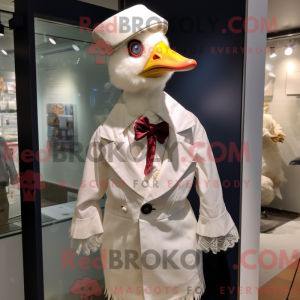 White Muscovy Duck mascot...