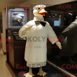 White Muscovy Duck mascot...