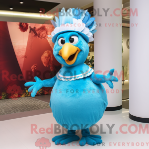 Postava maskota Sky Blue...