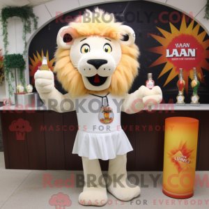 Leeuw mascotte kostuum...