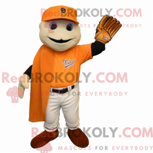 Orange Baseball Glove...