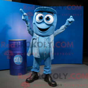 Blue Soda Can mascot...