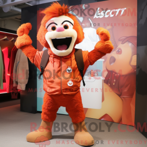 Rust Acrobat maskot kostume...