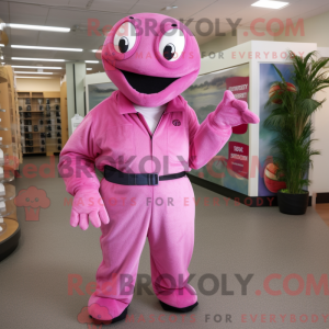 Pink Titanoboa mascot...