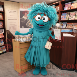 Teal Spaghetti mascot...