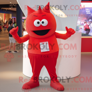 Red Ray-mascottekostuum...