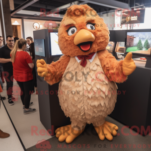 Tan Chicken Parmesan mascot...