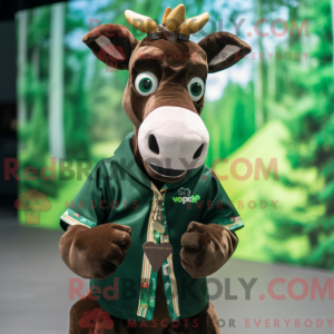 Forest Green Okapi mascot...