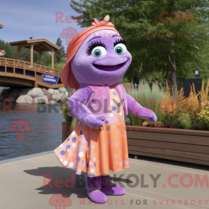 Lavender Salmon mascot...