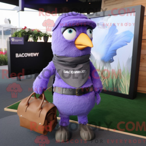 Lavender Crow mascot...