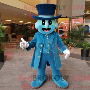 Teal Ring Master mascot...