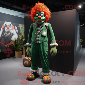 Forest Green Evil Clown...