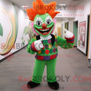 Forest Green Evil Clown...