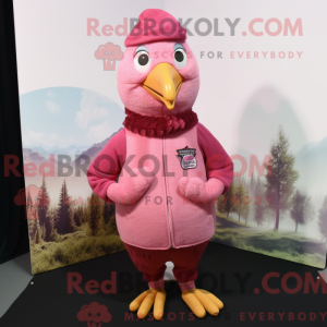 Pink Pheasant mascot...