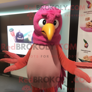 Pink Pheasant mascot...