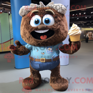 Brown Cupcake mascot...