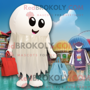 Cream Jellyfish mascot...