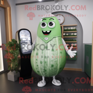 Silver Cucumber mascot...