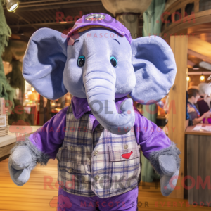 Purple Elephant mascot...