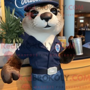 Figura de máscara de lontra...