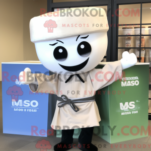 Hvid Miso Soup maskot...