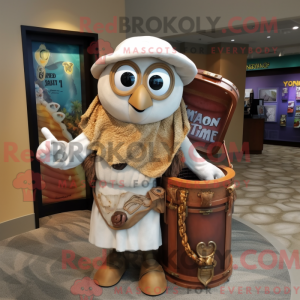 Tan Treasure Chest mascot...