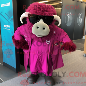 Maskotdraktfigura Magenta...