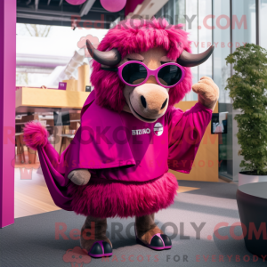 Maskotdraktfigura Magenta...