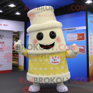 Cream Ice Cream mascot...