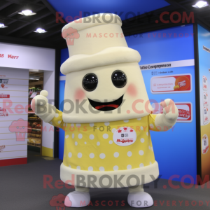 Cream Ice Cream maskot...