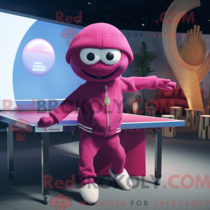 Magenta Ping Pong Table...