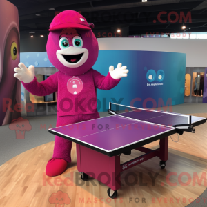 Magenta bordtennisbord...