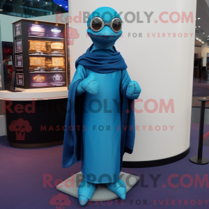 Blue Ray mascot costume...