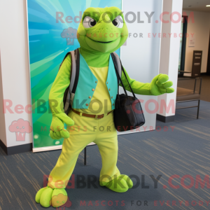 Lime Green Sea Turtle...
