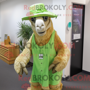 Lime Green Camel mascot...