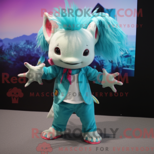 Disfraz de mascota Axolotl...