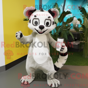 Cream Civet-maskot drakt...