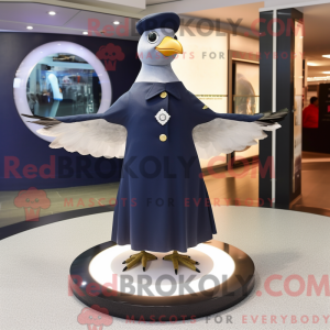 Navy Pigeon mascot costume...