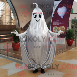 Silver Pear mascot costume...