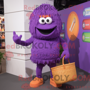 Postava maskota Purple...