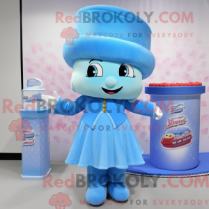 Sky Blue Candy Box mascot...