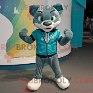 Figura de máscara Puma azul...