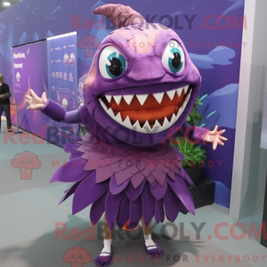 Costume mascotte de Piranha...