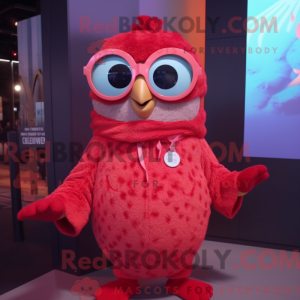Red Owl mascot costume...